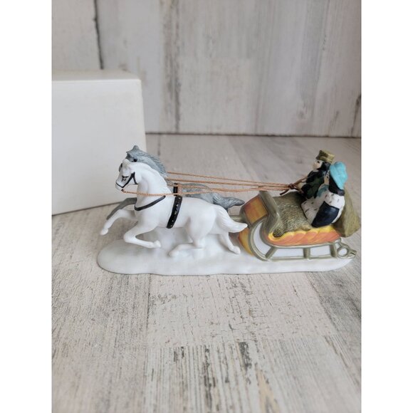 Dept 56 65110 Sleighride heritage village accessory xmas - Picture 1 of 8